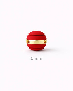 NEOPRENO ANILLADO PARA BRAZALETES – 6 MM Y 8 MM 🔴⚫ Oro laminado Luxus