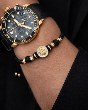 BRAZALETE ROLEX CRISTAL 5849 Oro laminado Luxus