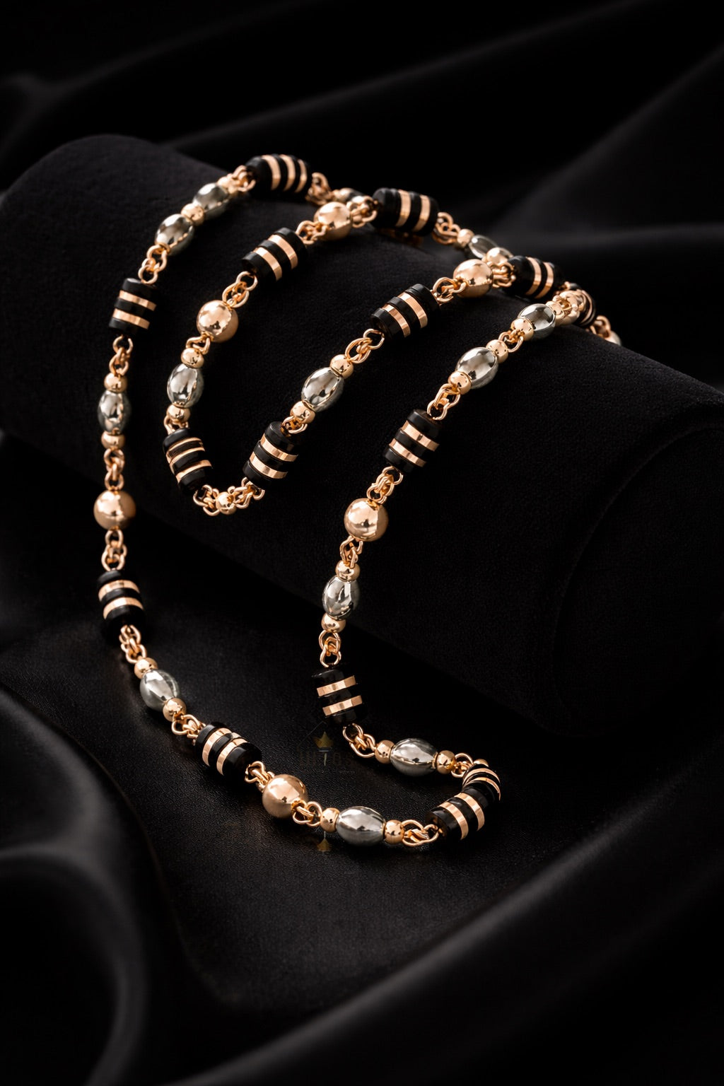 COLLAR ESPECIAL OVALO ROSE 65CM 02042560 OrolaminadoLuxus