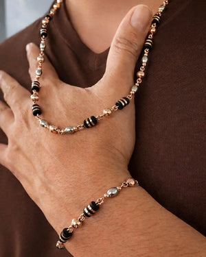 COLLAR ESPECIAL OVALO ROSE 65CM 02042560 OrolaminadoLuxus