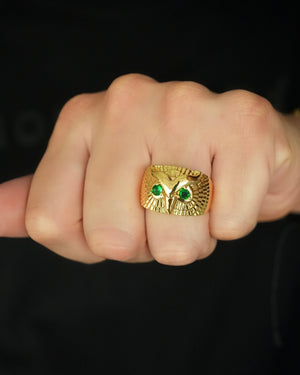 ANILLO BUHO 6069 Oro laminado Luxus
