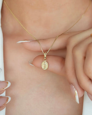 SET RELIGIOSO CADENA VENECIANA 45 CM + DIJE (Copia) OrolaminadoLuxus