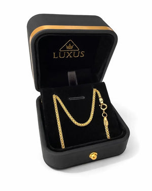 CADENA TEJIDO CHINO 2.5MM 60CM 6041 Oro laminado Luxus