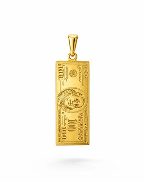 DIJE DOLAR 25MM 6125 Oro laminado Luxus
