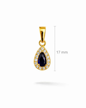 DIJE GOTA ZAFIRO 6118 Oro laminado Luxus