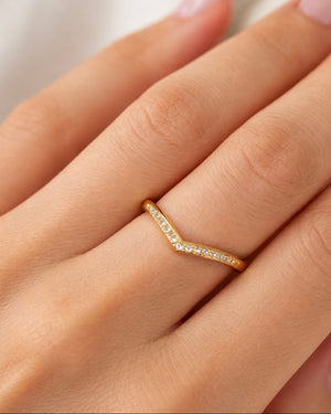 ANILLO DESTELLO 6114 Oro laminado Luxus