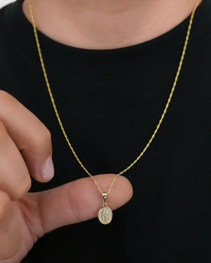DIJE GUADALUPE SMALL 4892 OrolaminadoLuxus