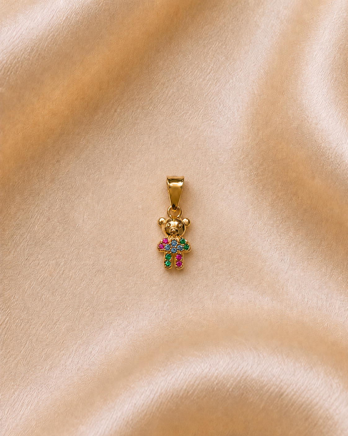 DIJE OSO TEDDY 9MM SMALL 6414 Oro laminado Luxus