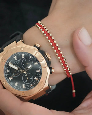 BRAZALETE B2.5M DOBLE CARRIL TEJIDA 2061 OrolaminadoLuxus