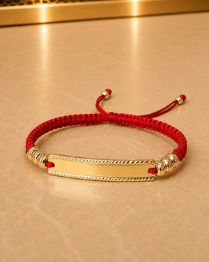 BRAZALETE PLACA 3CM 4MM DIAMANTADO 6377 Oro laminado Luxus