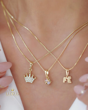 SET CADENA + DIJE OrolaminadoLuxus