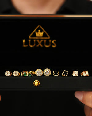 ARETES PARA HOMBRE EN ORO LAMINADO OrolaminadoLuxus