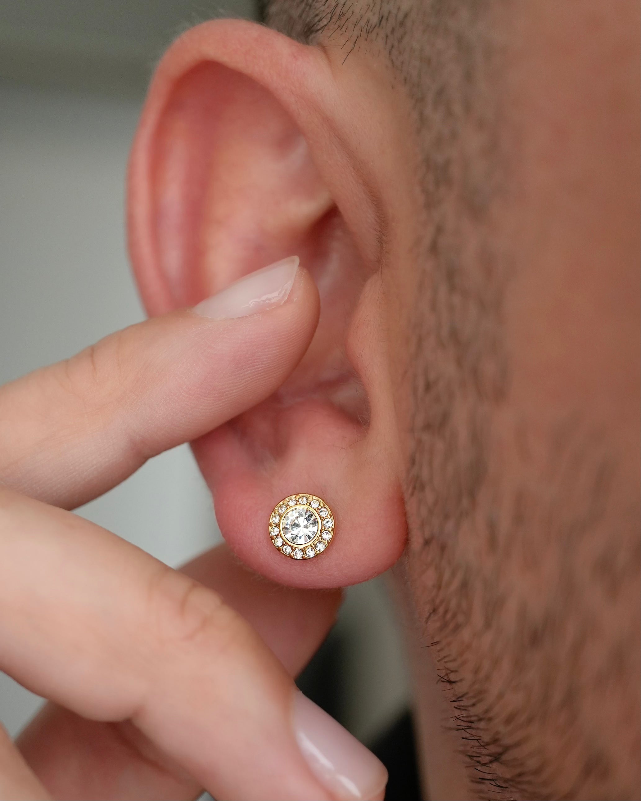 TOPO UNA ANGELIC SWAROVSKI 8MM 5825 OrolaminadoLuxus