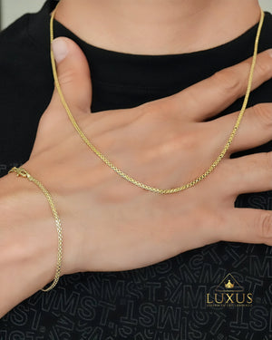 SETS CADENA + PULSERA OrolaminadoLuxus