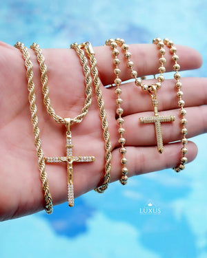 AHORRA EN SET CADENA + DIJE Oro laminado Luxus