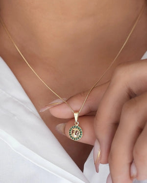 SET CADENA VENECIANA 45 CM + DIJE CON SIGNIFICADO OrolaminadoLuxus
