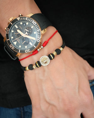 BRAZALETE ROLEX CRISTAL 5849 Oro laminado Luxus