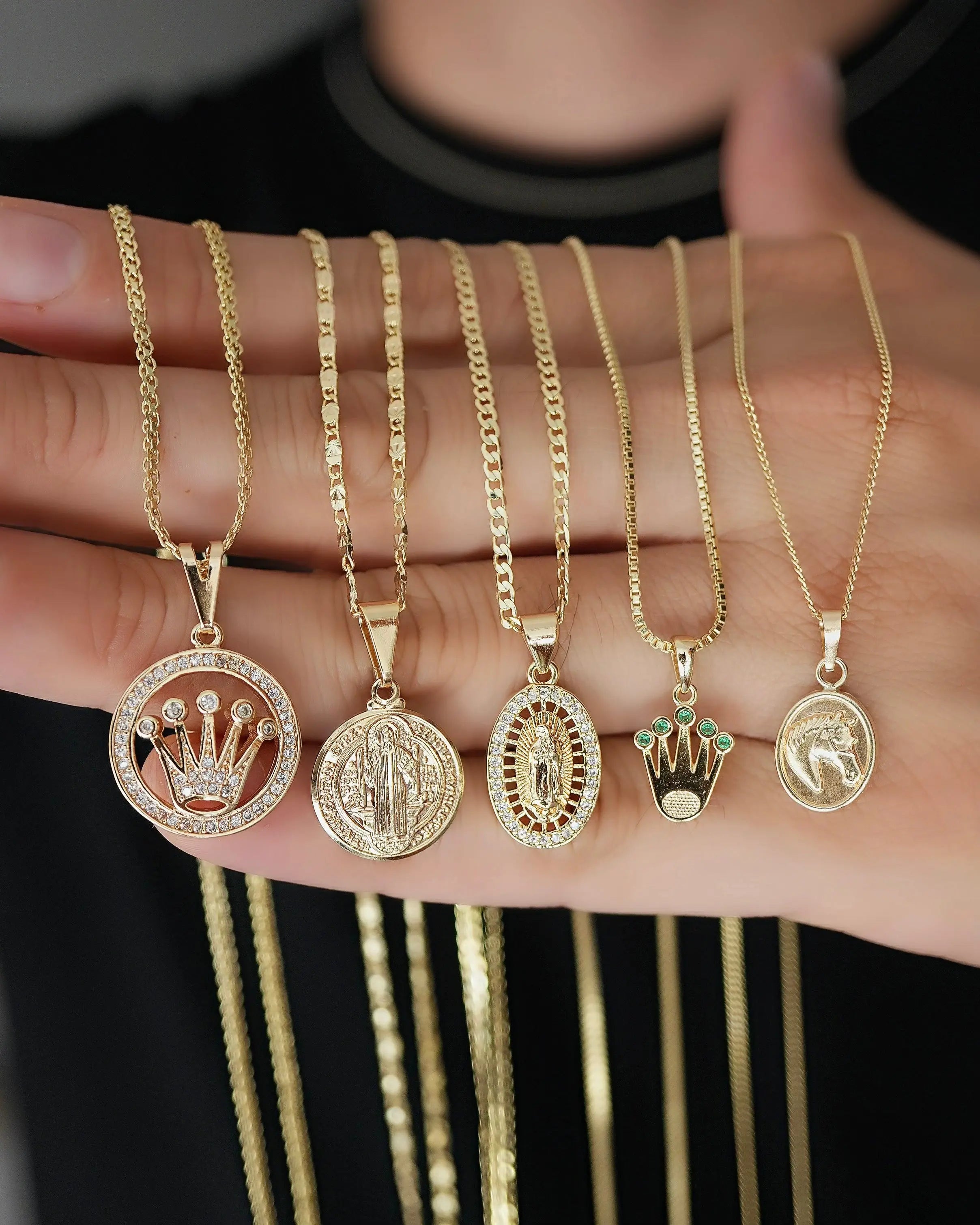 SETS DE IMPACTO CADENA + DIJE OrolaminadoLuxus