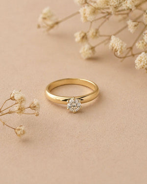 ANILLO PROMESA 6196 Oro laminado Luxus