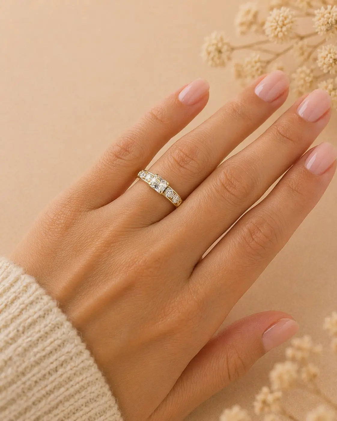 ANILLO ANIVERSARIO 6199 Oro laminado Luxus