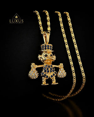 DIJE TIO RICO PATO FORTUNA 6203 Oro laminado Luxus