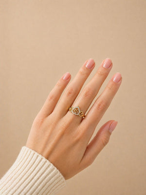 ANILLO 15 AÑOS AJUSTABLE Oro laminado Luxus
