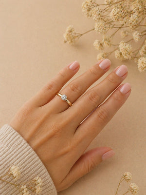 ANILLO PROMESA 6196 Oro laminado Luxus