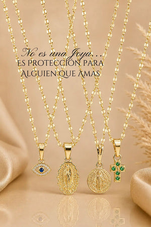 SET PROTECCIÓN PARA MAMÁ Oro laminado Luxus