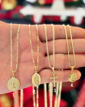 CADENA + DIJE PARA HOMBRE OrolaminadoLuxus