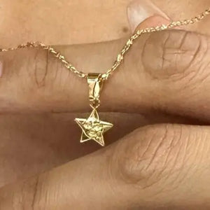 DIJE ESTRELLA RELIEVE 048D OrolaminadoLuxus