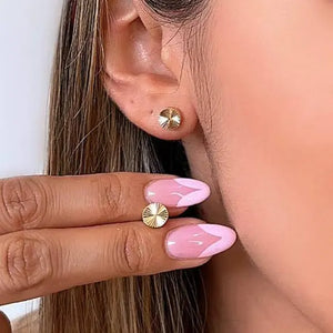 TOPO SOL REDONDO 8 MM LD1118 OrolaminadoLuxus