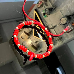 BRAZALETE MOSTACILLA CORAL 3MM PARA BEBÉ 841 OrolaminadoLuxus