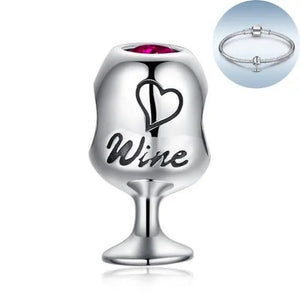 CHARMS COPA DE VINO : CH307 OrolaminadoLuxus