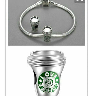 CHARMS I LOVE COFFEE : CH308 OrolaminadoLuxus