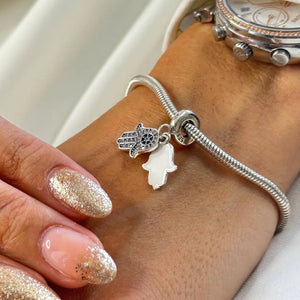 CHARM MANO HAMSA DOBLE CH350 OrolaminadoLuxus