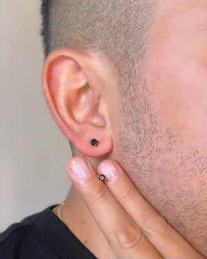 ARETES MASCULINOS OrolaminadoLuxus