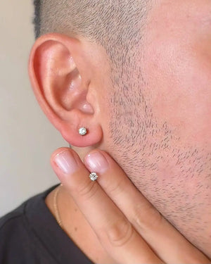 ARETES MASCULINOS OrolaminadoLuxus