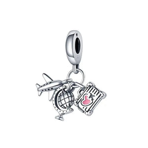 CHARM I LOVE TRAVEL 4311 OrolaminadoLuxus
