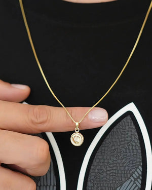 SET CADENA 60 CM MAS DIJE OrolaminadoLuxus