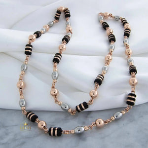 COLLAR ESPECIAL OVALO ROSE 65CM 02042560 OrolaminadoLuxus