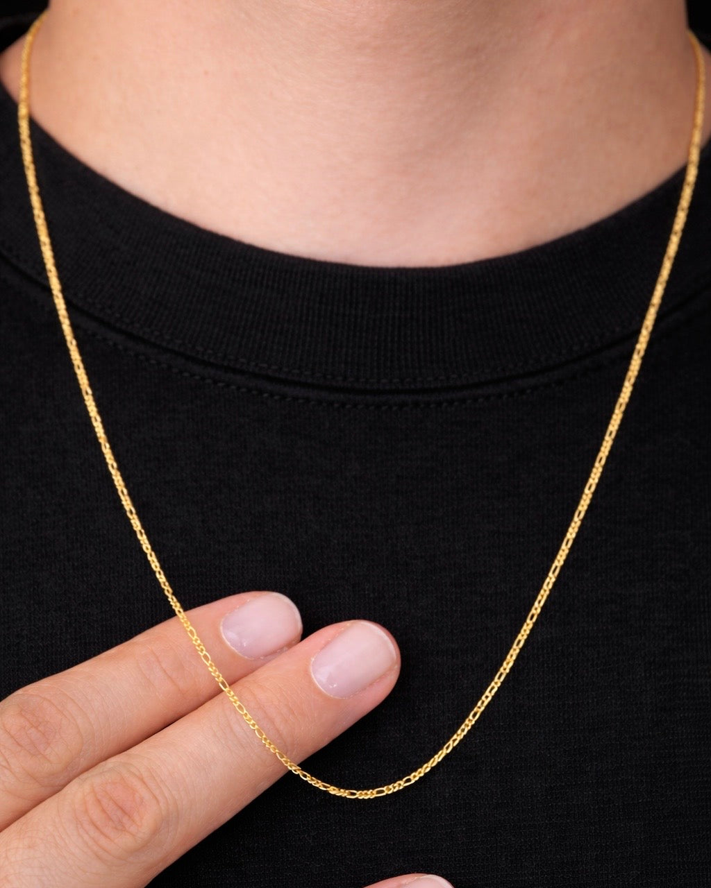 CADENA CARTIER 1.5 mm  3X1 60 CM 6193 Oro laminado Luxus