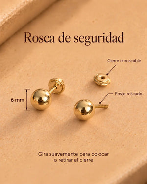Luxus 1495 - topos balin 6 mm - rosca de seguridad