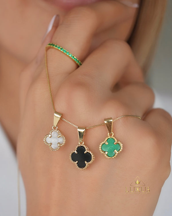 SET TRÉBOL – INCLUYE CADENA + DIJE