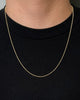 CADENA MILITAR 1 MM 65 CM Oro laminado Luxus