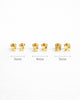 TOPO SOL CUADRADO Oro laminado Luxus