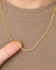 CADENA CUBANA PLANA 2 MM 65 CM 5486