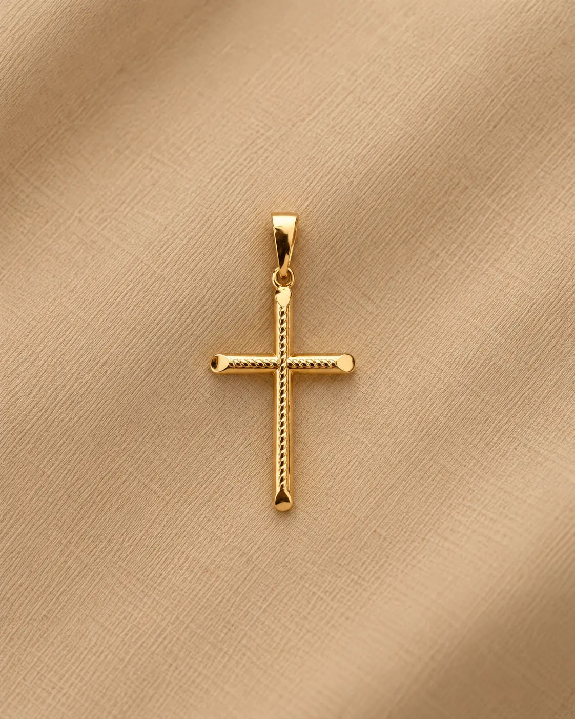 DIJE CRUZ DIAMANTADA 25MM 6502