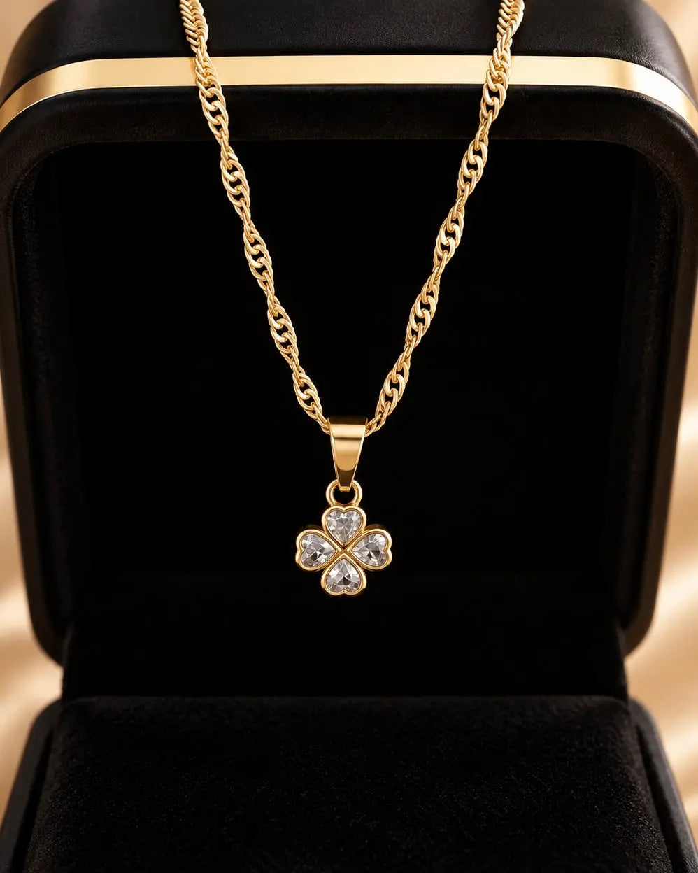 DIJE TREBOL SWAROVSKI 8X16MM 6635