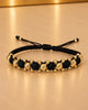BRAZALETE TEJIDO ROSITA DIMANTADO NEGRO 6656