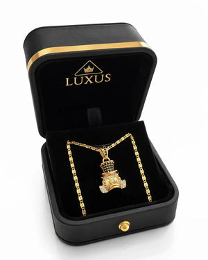 DIJE ROSTRO PATO FORTUNA ID: 6002 Oro laminado Luxus